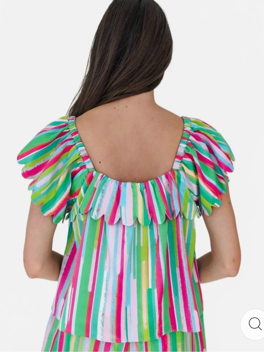 Mary George Quinn Top in Draper stripe NWT